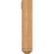 Ekena Millwork Merced Arts and Crafts Smooth Bracket w/ Offset Brace, Western Red Cedar, 5 1/2"W x 16"D x 28"H BKT0604X16X28MRC03SWR - alternate 4